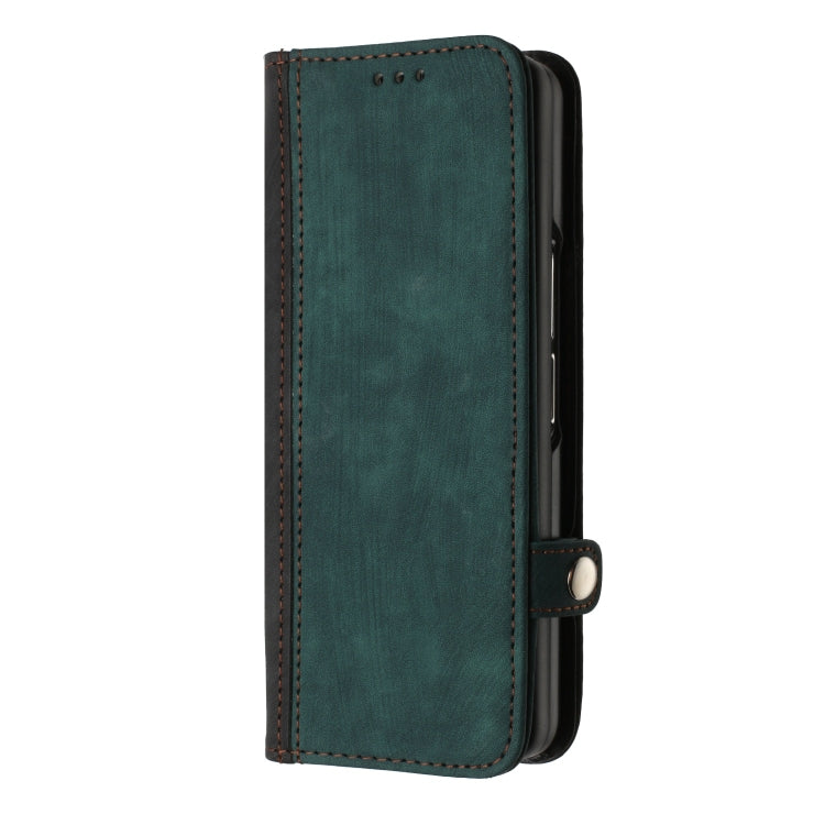 For Samsung Galaxy Z Fold 4 5G Side Buckle Double Fold Leather Phone Case