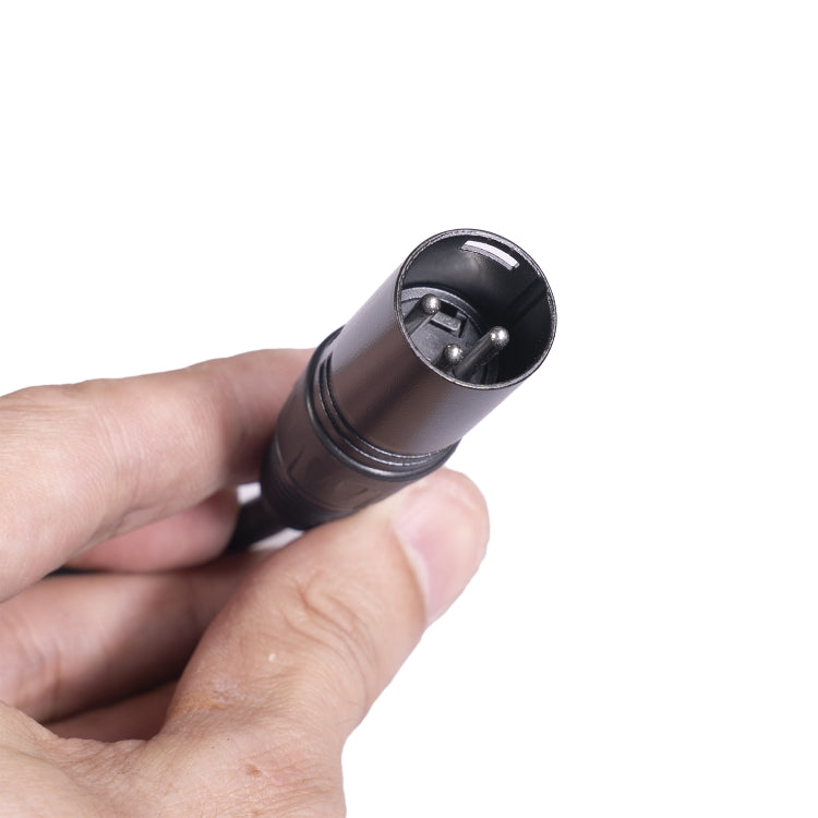 TC145BK19 6.35mm 1/4 inch TRS Male to XLR 3pin Male Audio Cable, Length:3m