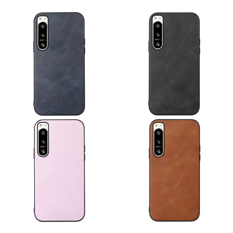 For Sony Xperia 5 IV Cowhide Texture PU Phone Case