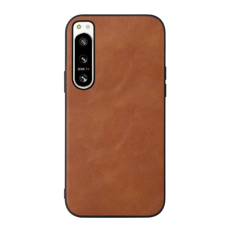 For Sony Xperia 5 IV Cowhide Texture PU Phone Case
