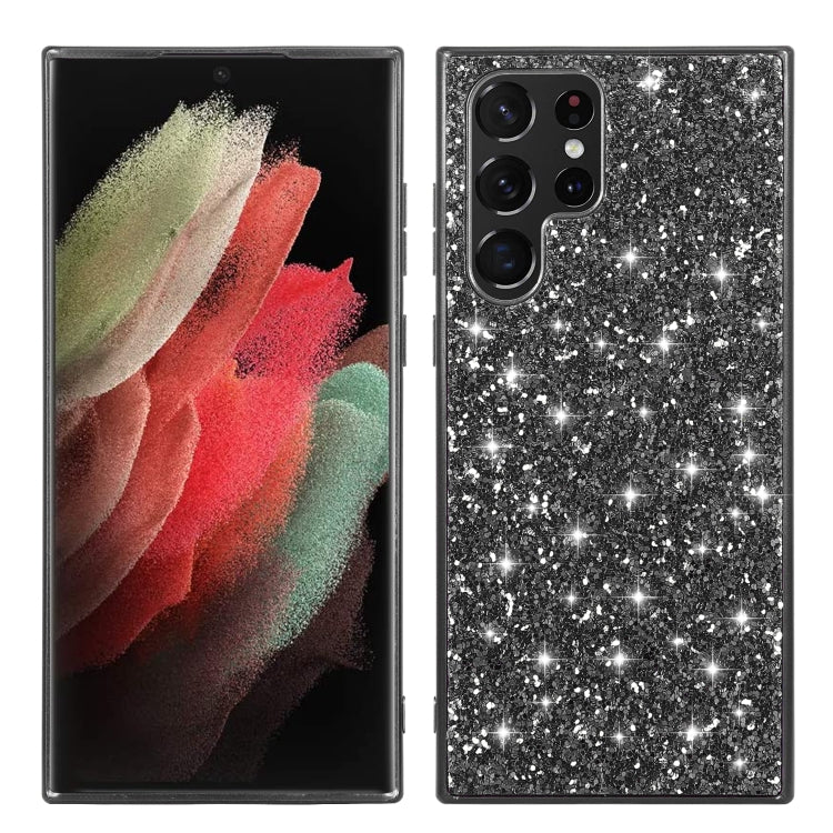 For Samsung Galaxy S23 Ultra 5G Glitter Powder Shockproof TPU Phone Case