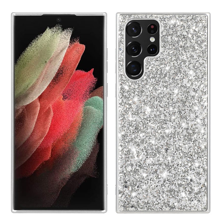 For Samsung Galaxy S23 Ultra 5G Glitter Powder Shockproof TPU Phone Case