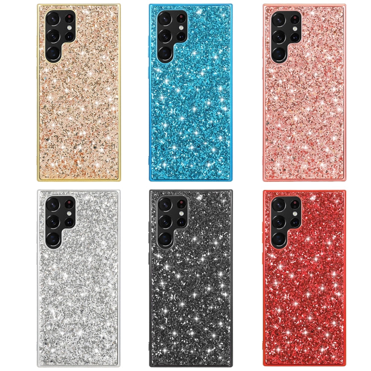 For Samsung Galaxy S23 Ultra 5G Glitter Powder Shockproof TPU Phone Case