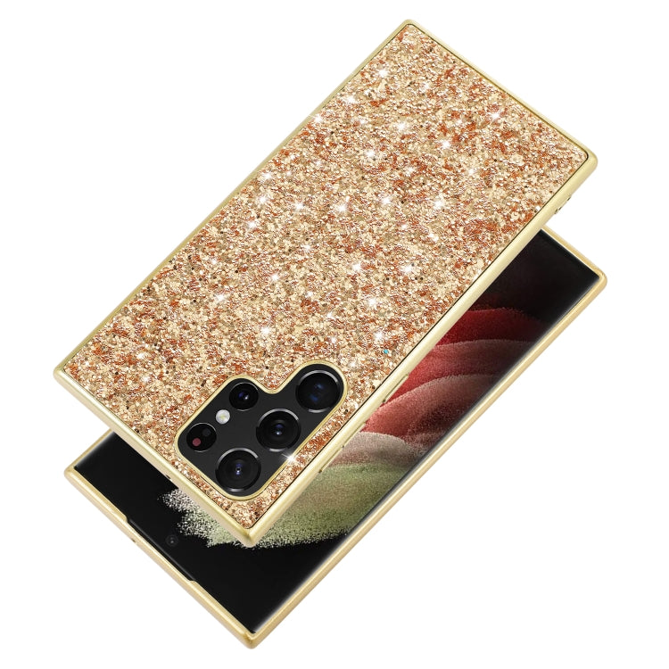 For Samsung Galaxy S23 Ultra 5G Glitter Powder Shockproof TPU Phone Case