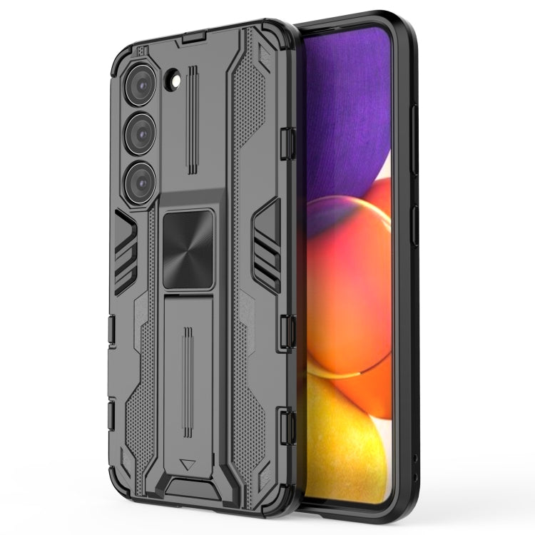 For Samsung Galaxy S23 5G Supersonic PC + TPU Shock-proof Phone Case with Holder