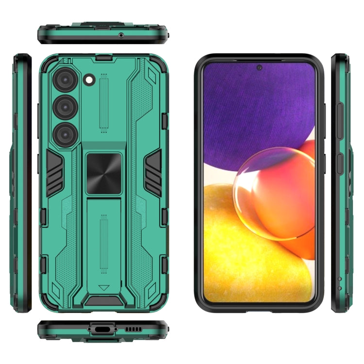 For Samsung Galaxy S23 5G Supersonic PC + TPU Shock-proof Phone Case with Holder
