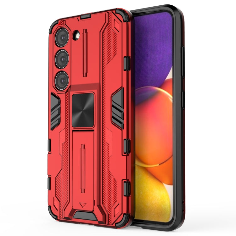 For Samsung Galaxy S23 5G Supersonic PC + TPU Shock-proof Phone Case with Holder
