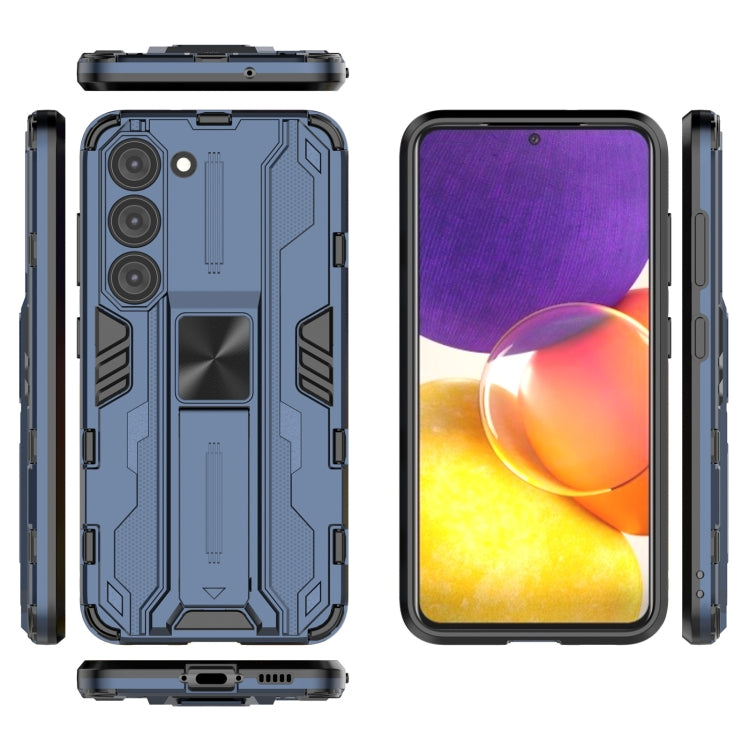 For Samsung Galaxy S23 5G Supersonic PC + TPU Shock-proof Phone Case with Holder