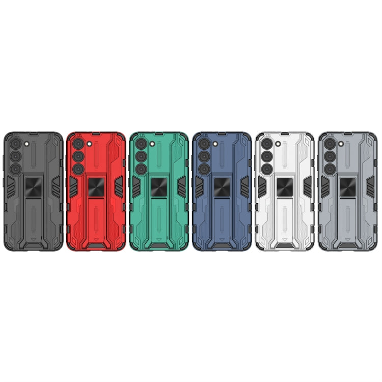 For Samsung Galaxy S23 5G Supersonic PC + TPU Shock-proof Phone Case with Holder