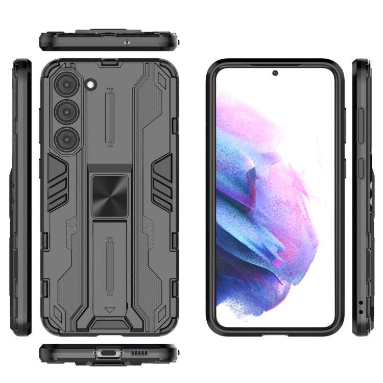 For Samsung Galaxy S23+ 5G Supersonic PC + TPU Shock-proof Phone Case with Holder