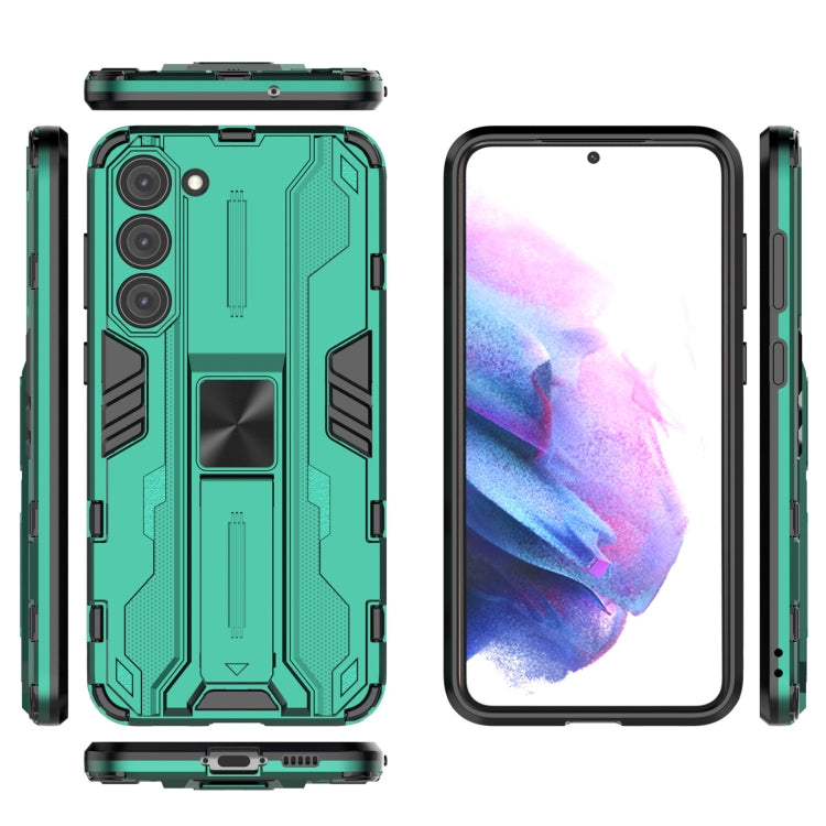 For Samsung Galaxy S23+ 5G Supersonic PC + TPU Shock-proof Phone Case with Holder