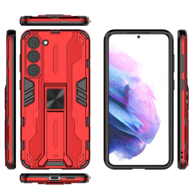 For Samsung Galaxy S23+ 5G Supersonic PC + TPU Shock-proof Phone Case with Holder
