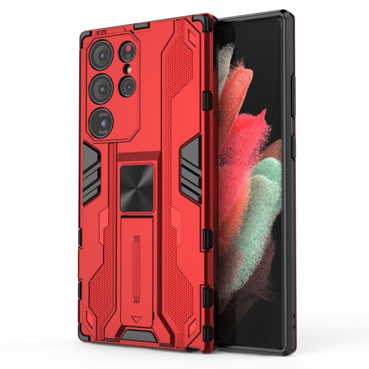 For Samsung Galaxy S23 Ultra 5G Supersonic PC + TPU Shock-proof Phone Case with Holder