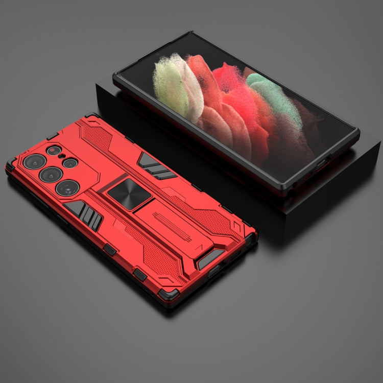 For Samsung Galaxy S23 Ultra 5G Supersonic PC + TPU Shock-proof Phone Case with Holder