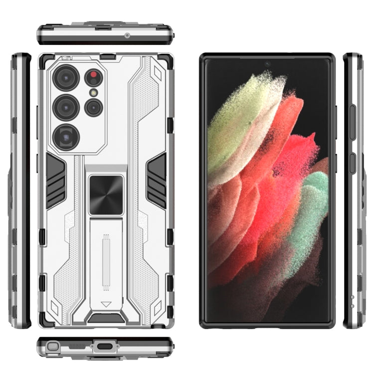 For Samsung Galaxy S23 Ultra 5G Supersonic PC + TPU Shock-proof Phone Case with Holder
