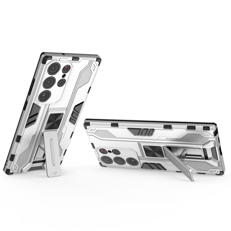 For Samsung Galaxy S23 Ultra 5G Supersonic PC + TPU Shock-proof Phone Case with Holder