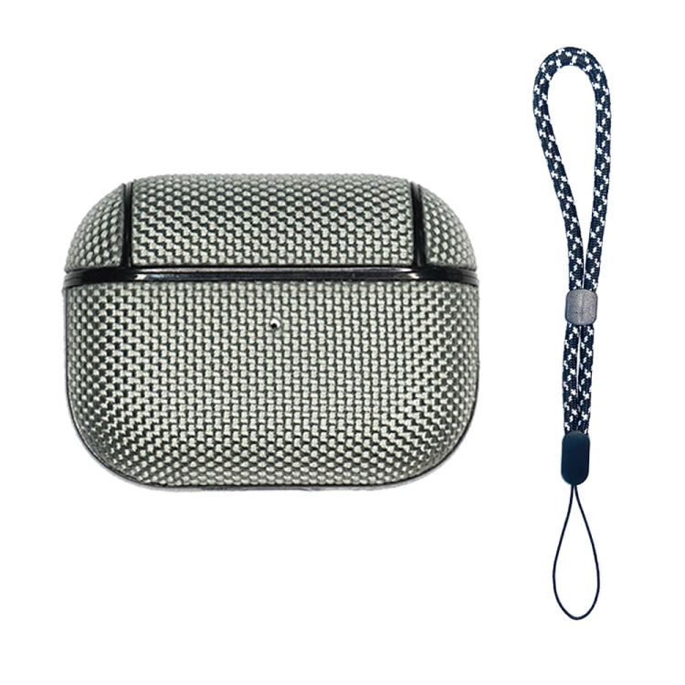 For AirPods Pro 2 Nylon Waterproof Wireless Earphone Case with Lanyard