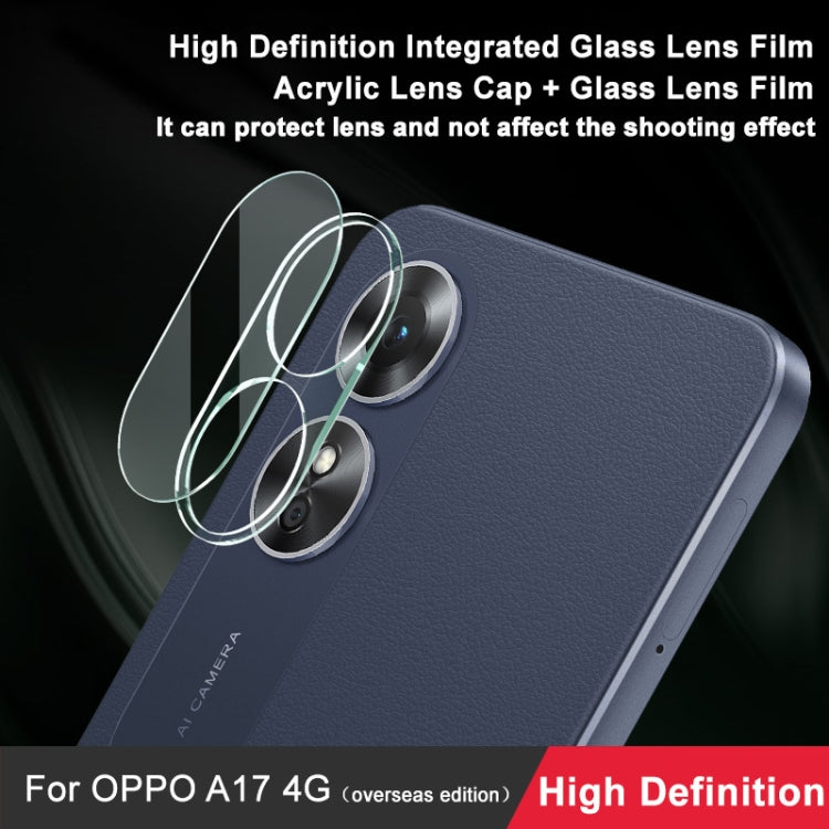 For OPPO A17 4G Global imak Integrated Rear Camera Lens Tempered Glass Film