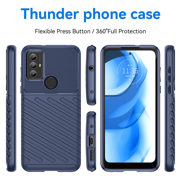 For Motorola Moto G Play 2022 Thunderbolt Shockproof TPU Protective Soft Phone Case