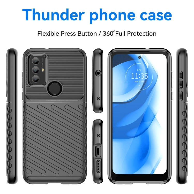 For Motorola Moto G Play 2022 Thunderbolt Shockproof TPU Protective Soft Phone Case