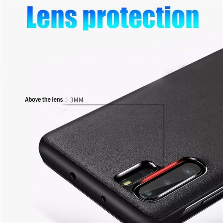 For Huawei P40 Pro Shockproof Smart Horizontal Flip Leather Case with Sleep / Wake-up Function(Orange)
