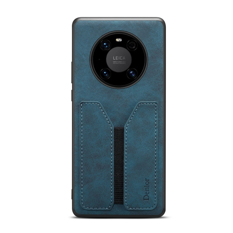 For Huawei Mate 50 Denior DV Elastic Card PU Back Cover Phone Case