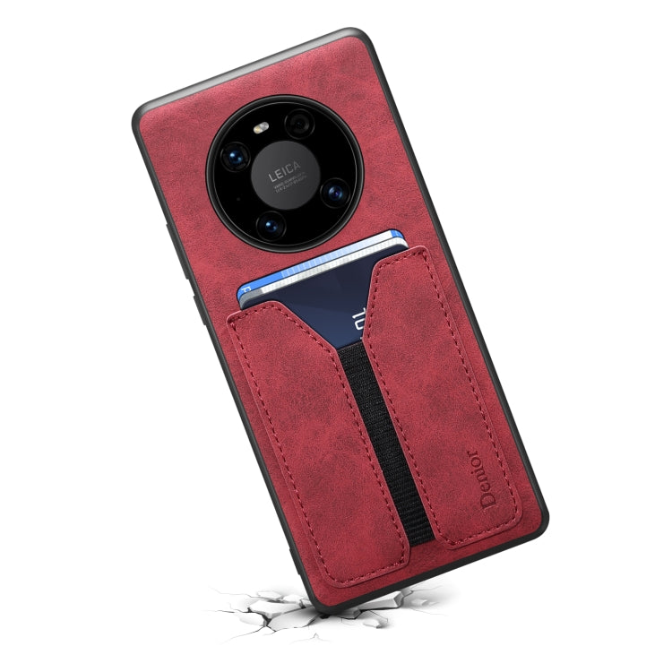 For Huawei Mate 40 Pro Denior DV Elastic Card PU Back Cover Phone Case
