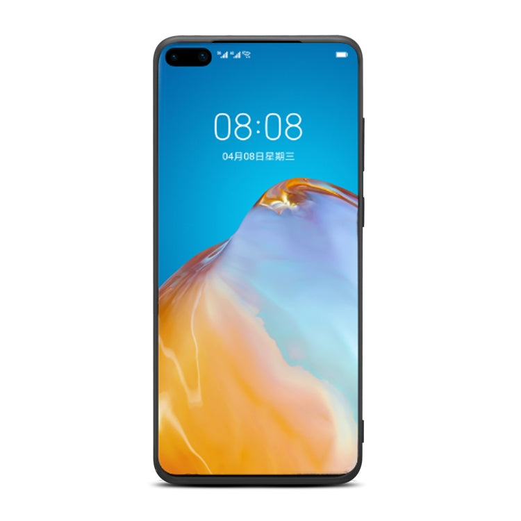 For Huawei P40 Denior DV Elastic Card PU Back Cover Phone Case