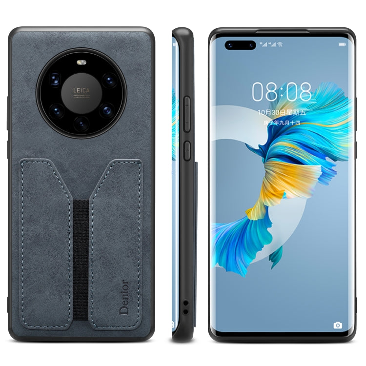 For Huawei Mate 40 Pro+ Denior DV Elastic Card PU Back Cover Phone Case