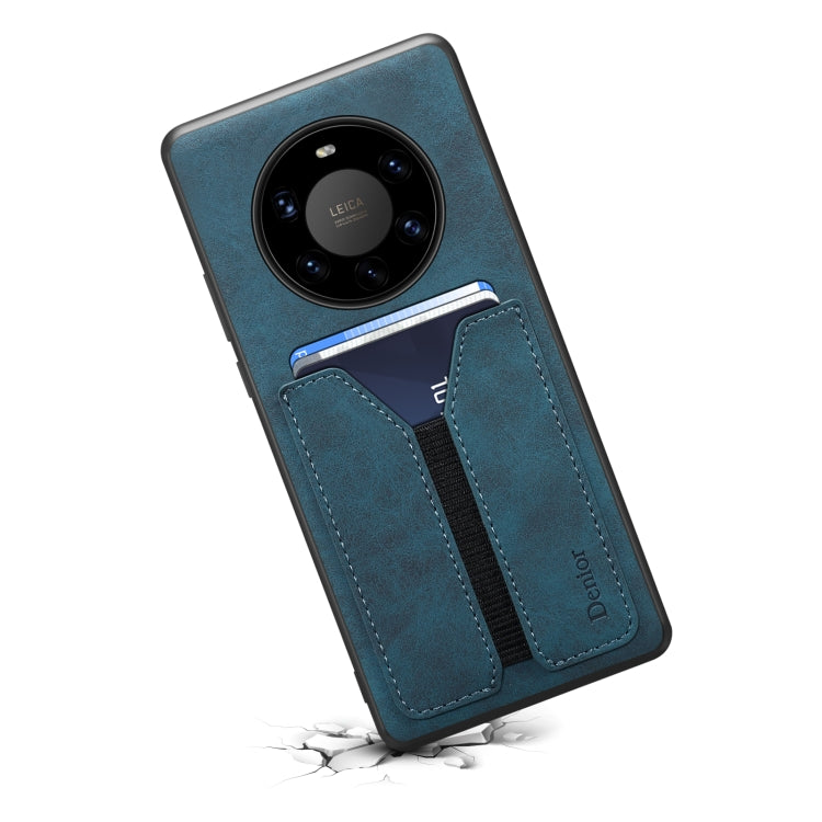 For Huawei Mate 40 Pro+ Denior DV Elastic Card PU Back Cover Phone Case