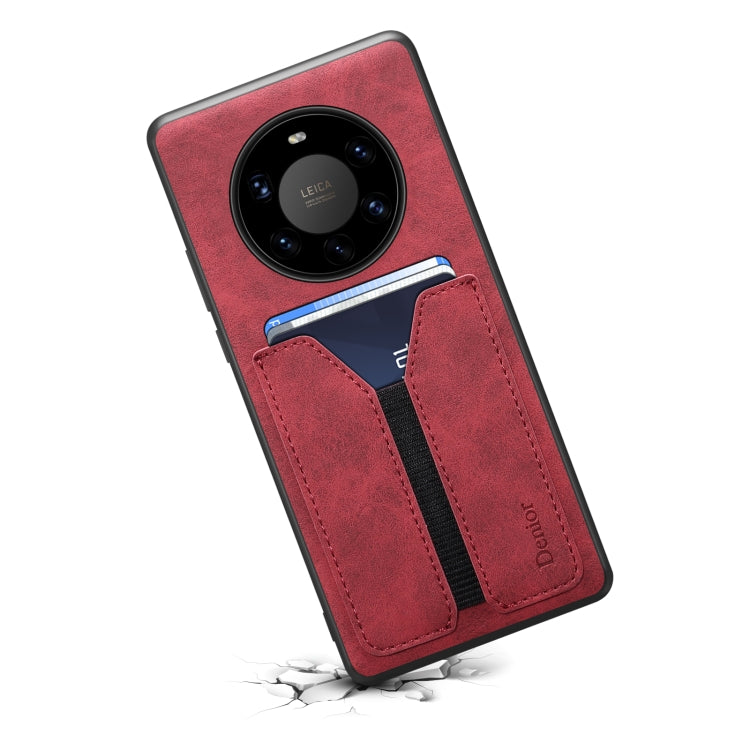 For Huawei Mate 40 Pro+ Denior DV Elastic Card PU Back Cover Phone Case