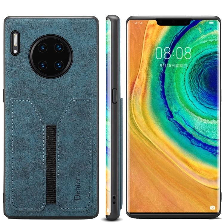 For Huawei Mate 30 Denior DV Elastic Card PU Back Cover Phone Case
