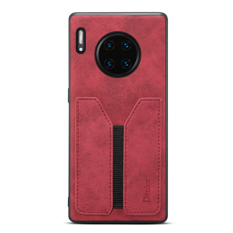 For Huawei Mate 30 Denior DV Elastic Card PU Back Cover Phone Case