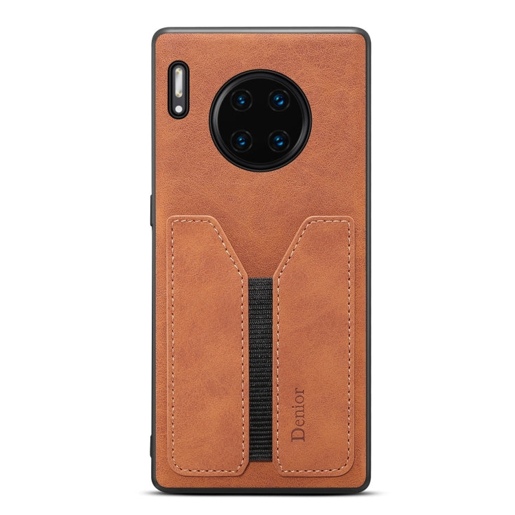 For Huawei Mate 30 Denior DV Elastic Card PU Back Cover Phone Case