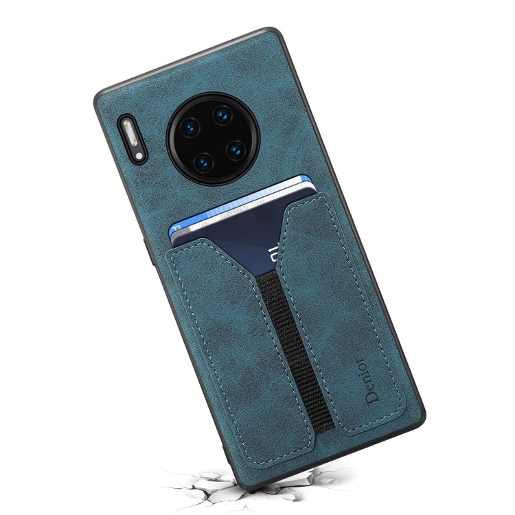 For Huawei Mate 30 Pro Denior DV Elastic Card PU Back Cover Phone Case