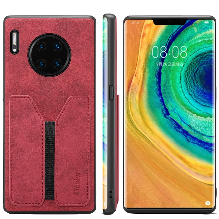 For Huawei Mate 30 Pro Denior DV Elastic Card PU Back Cover Phone Case