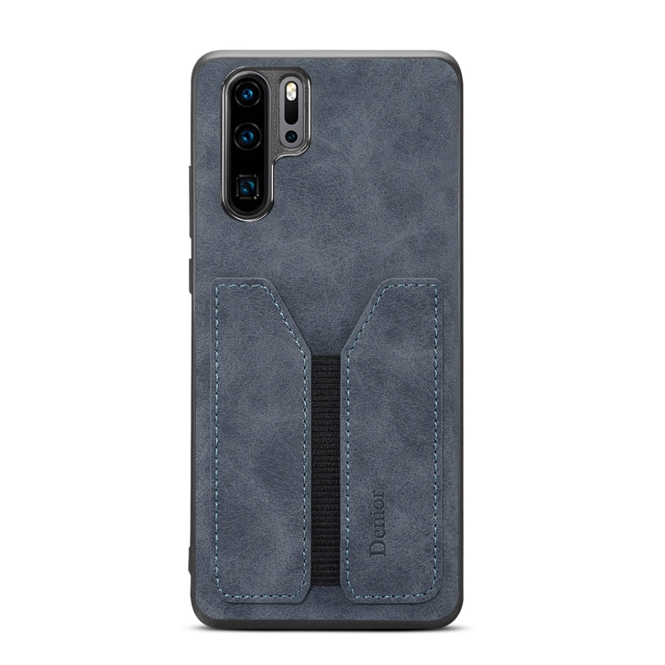 For Huawei P30 Pro Denior DV Elastic Card PU Back Cover Phone Case