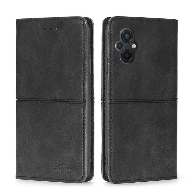For Xiaomi Poco M5 4G Cow Texture Magnetic Leather Phone Case