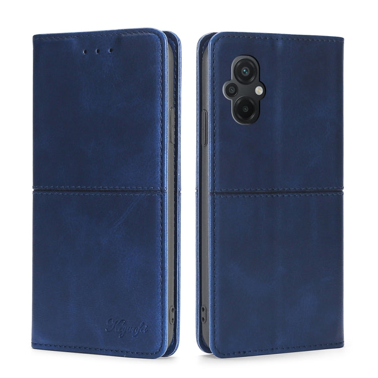 For Xiaomi Poco M5 4G Cow Texture Magnetic Leather Phone Case