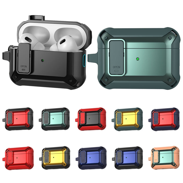 For AirPods Pro 2 Bumblebee Wireless Earphones Silicone Case with Switch & Lanyard Hole