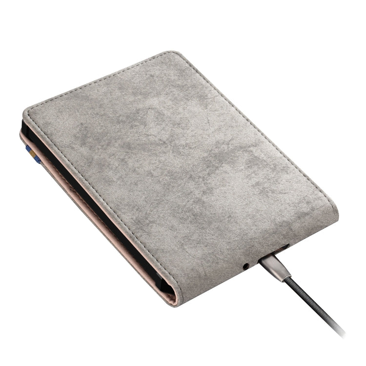 For Amazon Kindle 11th Gen 2022 6.0 inch Marble Cloth Texture Leather Tablet Smart Case