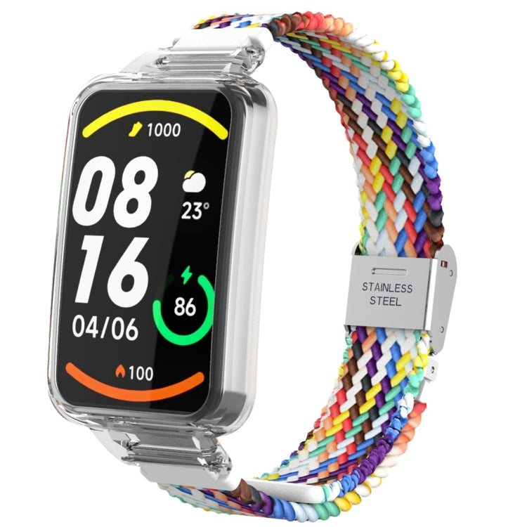 For Xiaomi Mi Band 7 Pro Braided Nylon Buckle Integrated Watch Band
