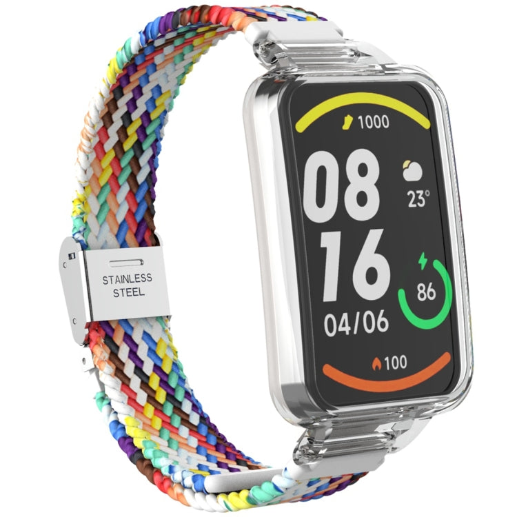 For Xiaomi Mi Band 7 Pro Braided Nylon Buckle Integrated Watch Band