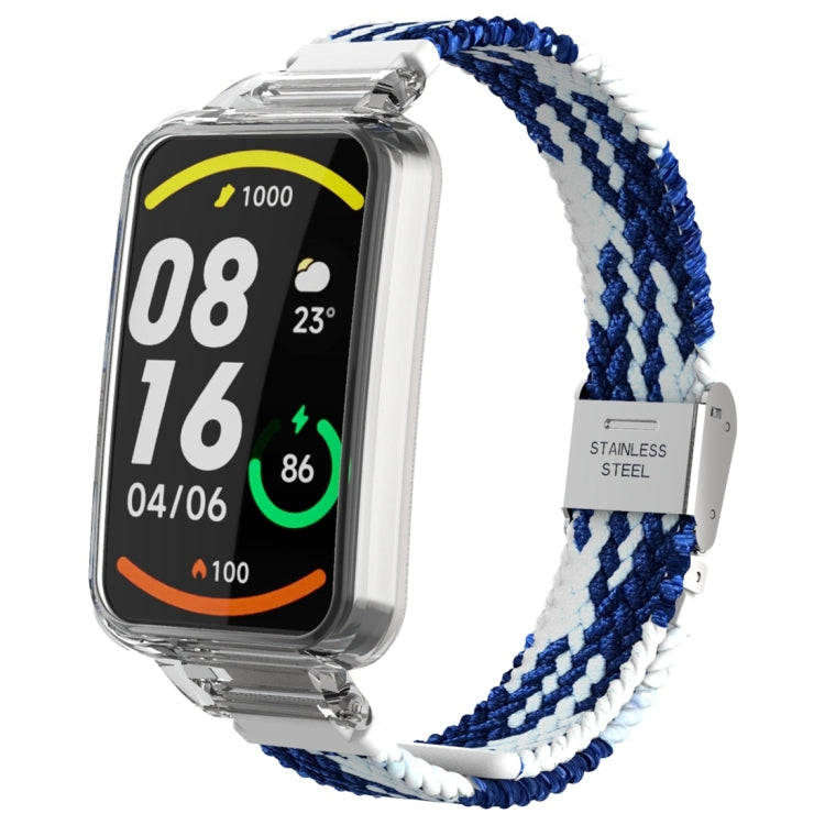 For Xiaomi Mi Band 7 Pro Braided Nylon Buckle Integrated Watch Band