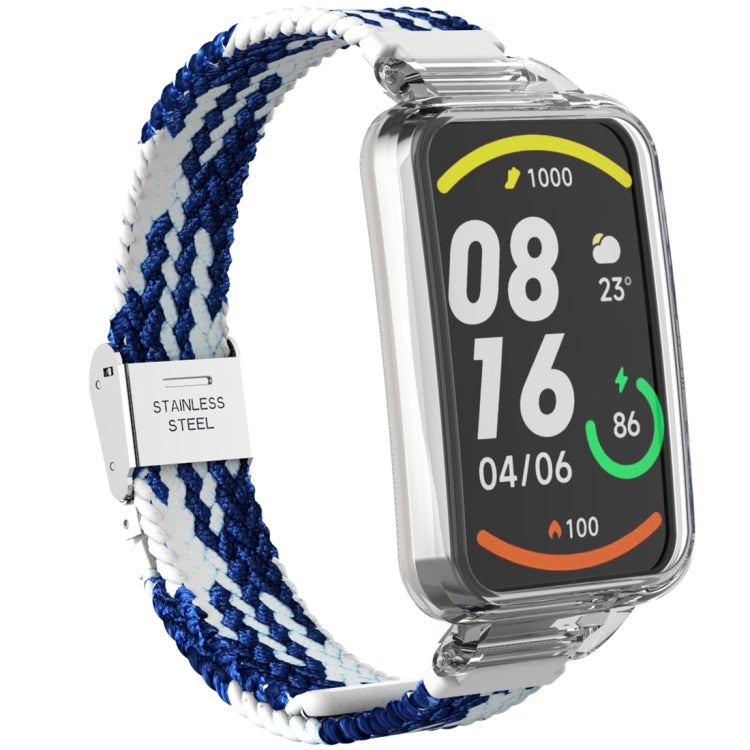 For Xiaomi Mi Band 7 Pro Braided Nylon Buckle Integrated Watch Band