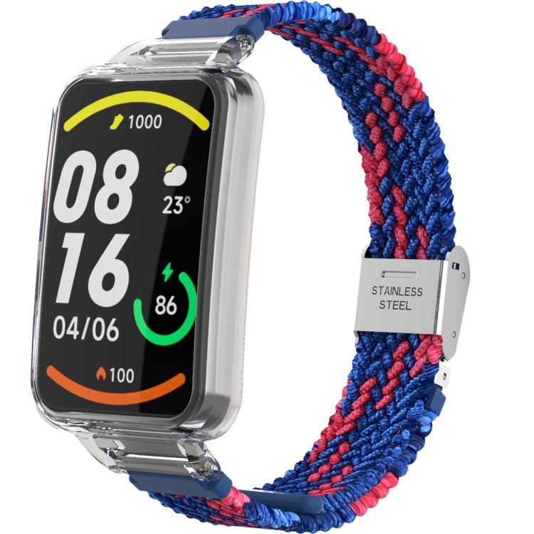 For Xiaomi Mi Band 7 Pro Braided Nylon Buckle Integrated Watch Band