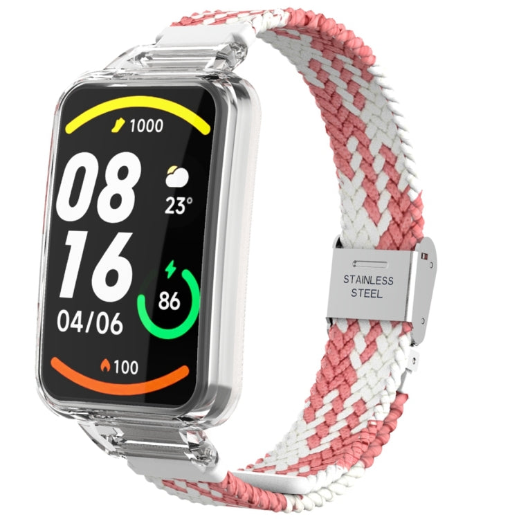 For Xiaomi Mi Band 7 Pro Braided Nylon Buckle Integrated Watch Band