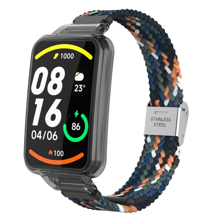 For Xiaomi Mi Band 7 Pro Braided Nylon Buckle Integrated Watch Band
