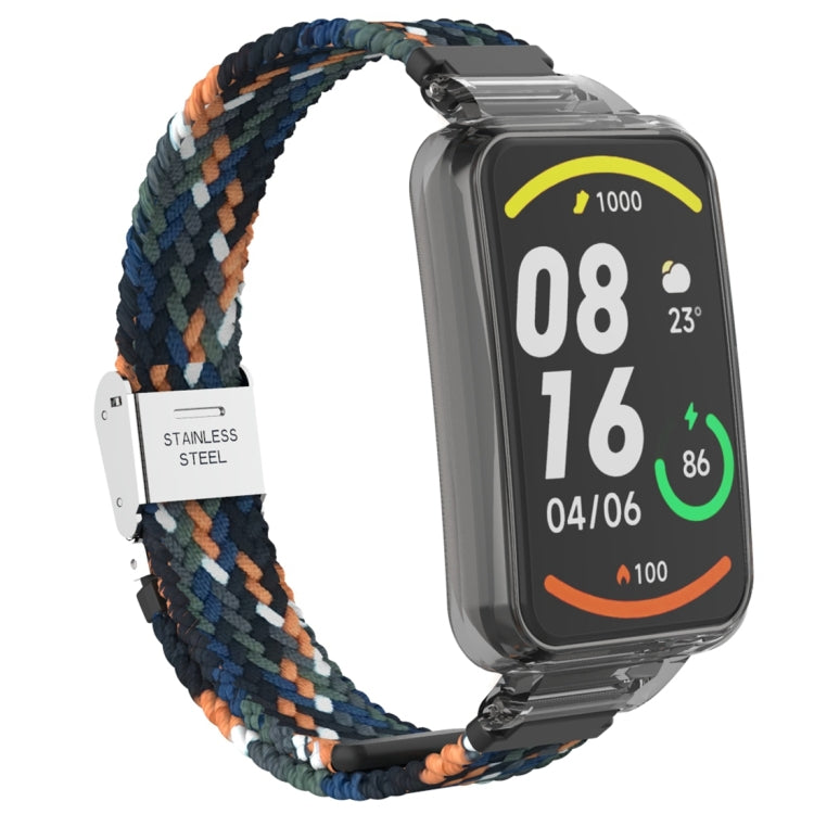For Xiaomi Mi Band 7 Pro Braided Nylon Buckle Integrated Watch Band