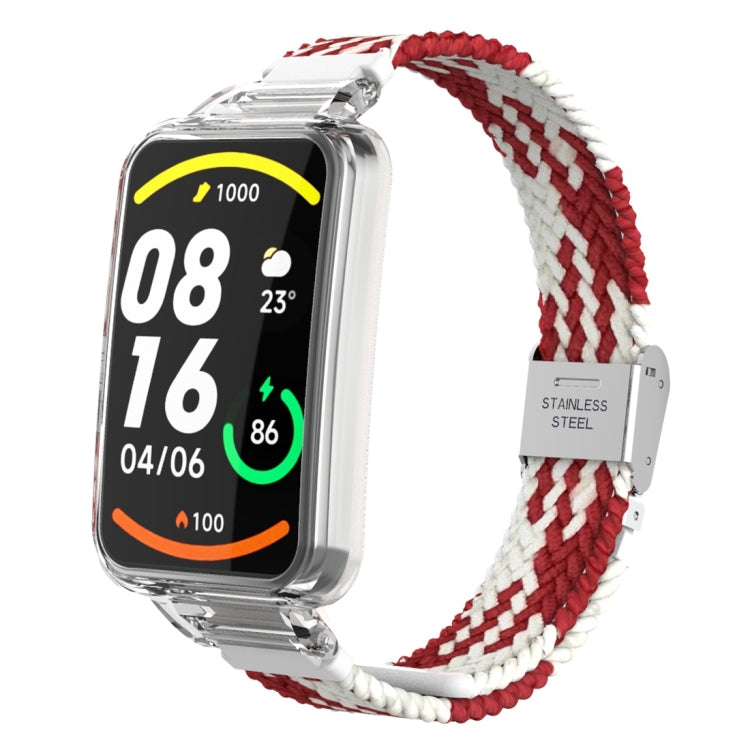 For Xiaomi Mi Band 7 Pro Braided Nylon Buckle Integrated Watch Band